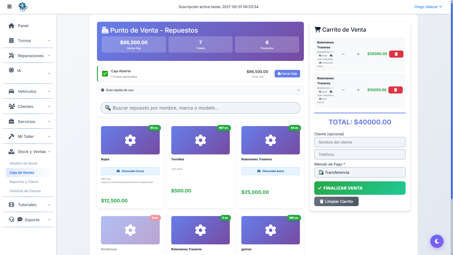 Sistema POS Integrado