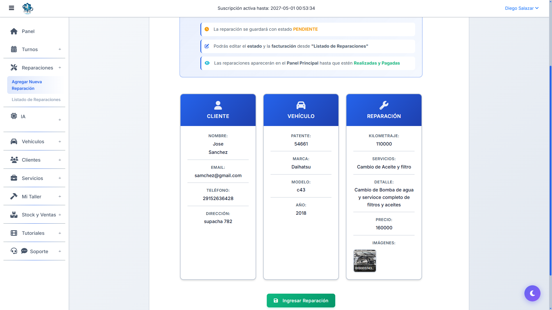Gestión de Reparaciones